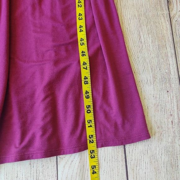 PinkBlush Purple Lace Sleeve Maternity Maxi Dress sz S - Picture 9 of 11